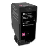 Lexmark 84C1HM0 84c1hm0 Return Program Unison High-Yield Toner, 16,000 Page-Yield, Magenta