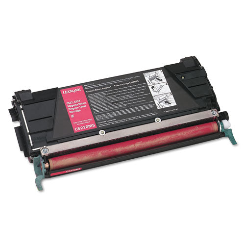 Lexmark C5220MS C5220ms Return Program Toner, 3,000 Page-Yield, Magenta