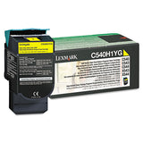 Lexmark C540H1YG C540h1yg Return Program High-Yield Toner, 2,000 Page-Yield, Yellow