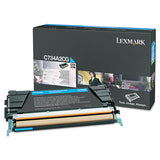 Lexmark C734A2CG C734a2cg Toner, 6,000 Page-Yield, Cyan