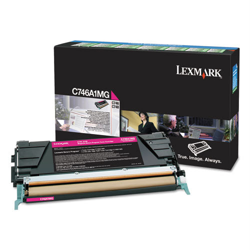 Lexmark C746A1MG C746a1mg Return Program Toner, 7,000 Page-Yield, Magenta