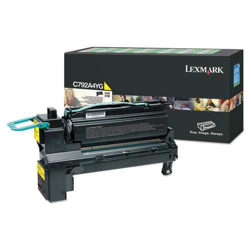 Lexmark C792A4YG C792a4yg Return Program Toner, 6,000 Page-Yield, Yellow