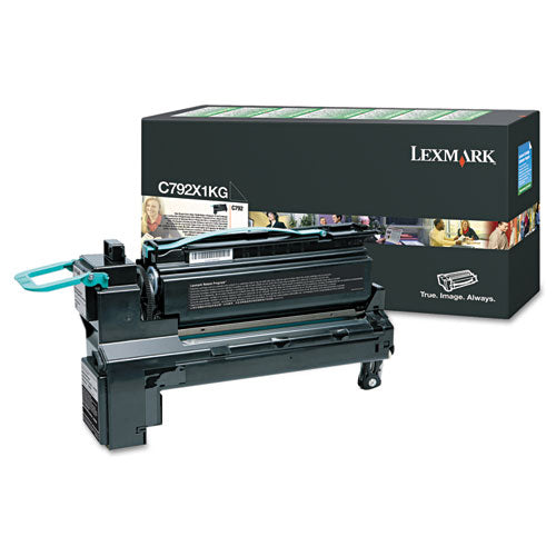 Lexmark C792X1KG C792x1kg Return Program Extra High-Yield Toner, 20,000 Page-Yield, Black