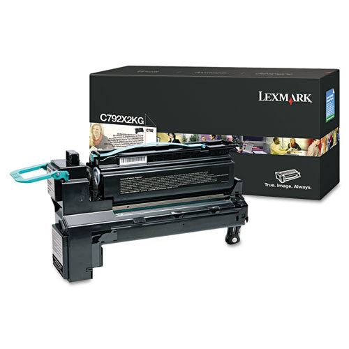 Lexmark C792X2KG C792x2kg Extra High-Yield Toner, 20,000 Page-Yield, Black