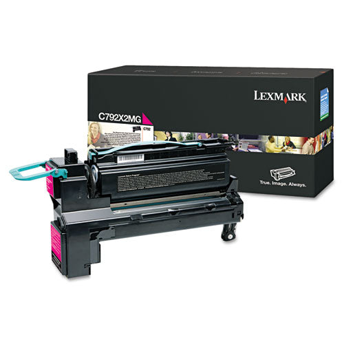 Lexmark C792X2MG C792x2mg Extra High-Yield Toner, 20,000 Page Yield, Magenta