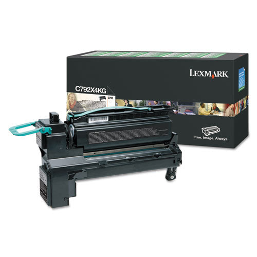 Lexmark C792X4KG C792x4kg Return Program Extra High-Yield Toner, 17,000 Page-Yield, Black
