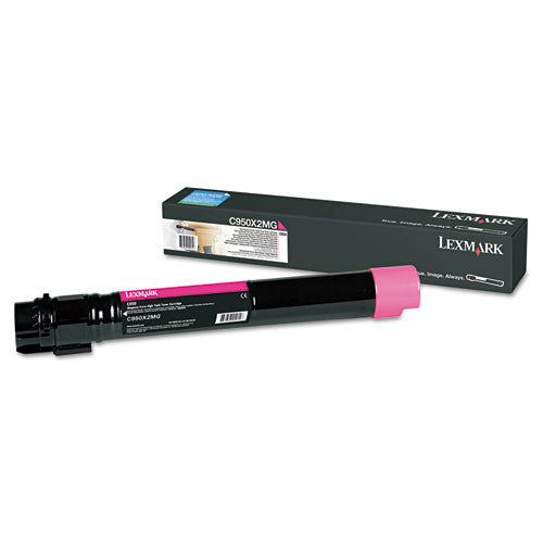 Lexmark C950X2MG C950x2mg Extra High-Yield Toner, 22,000 Page-Yield, Magenta