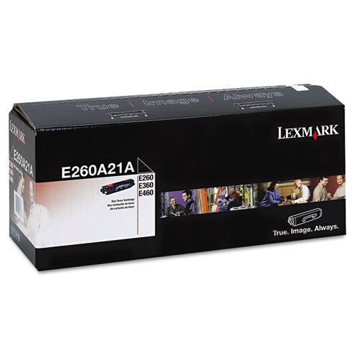 Lexmark E260A21A E260a21a Toner, 3,500 Page-Yield, Black