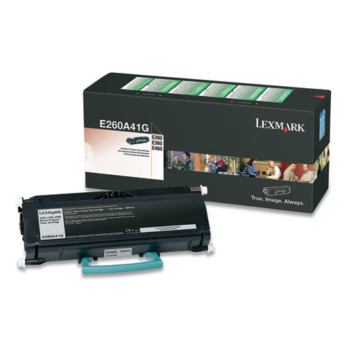 Lexmark E260A41G E260a41g Return Program Toner, 3,500 Page-Yield, Black