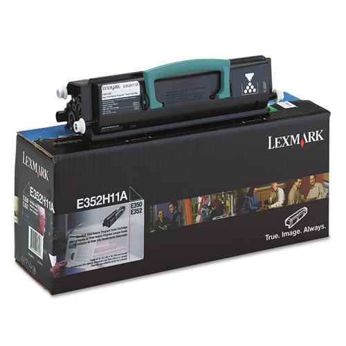 Lexmark E352H11A E352h11a Return Program High-Yield Toner, 9,000 Page-Yield, Black