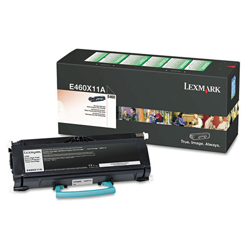 Lexmark E460X11A E460x11a Return Program Extra High-Yield Toner, 15,000 Page-Yield, Black