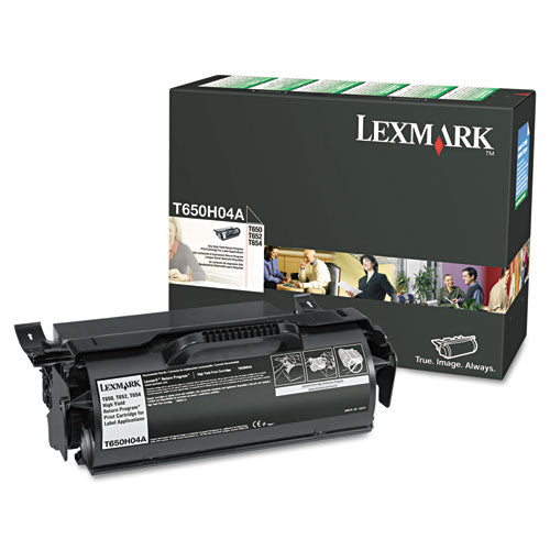 Lexmark T650H04A T650h04a Return Program High-Yield Toner, 25,000 Page-Yield, Black