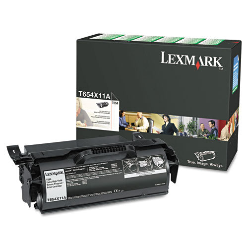 Lexmark T654X11A T654x11a Return Program Extra High-Yield Toner, 36,000 Page-Yield, Black