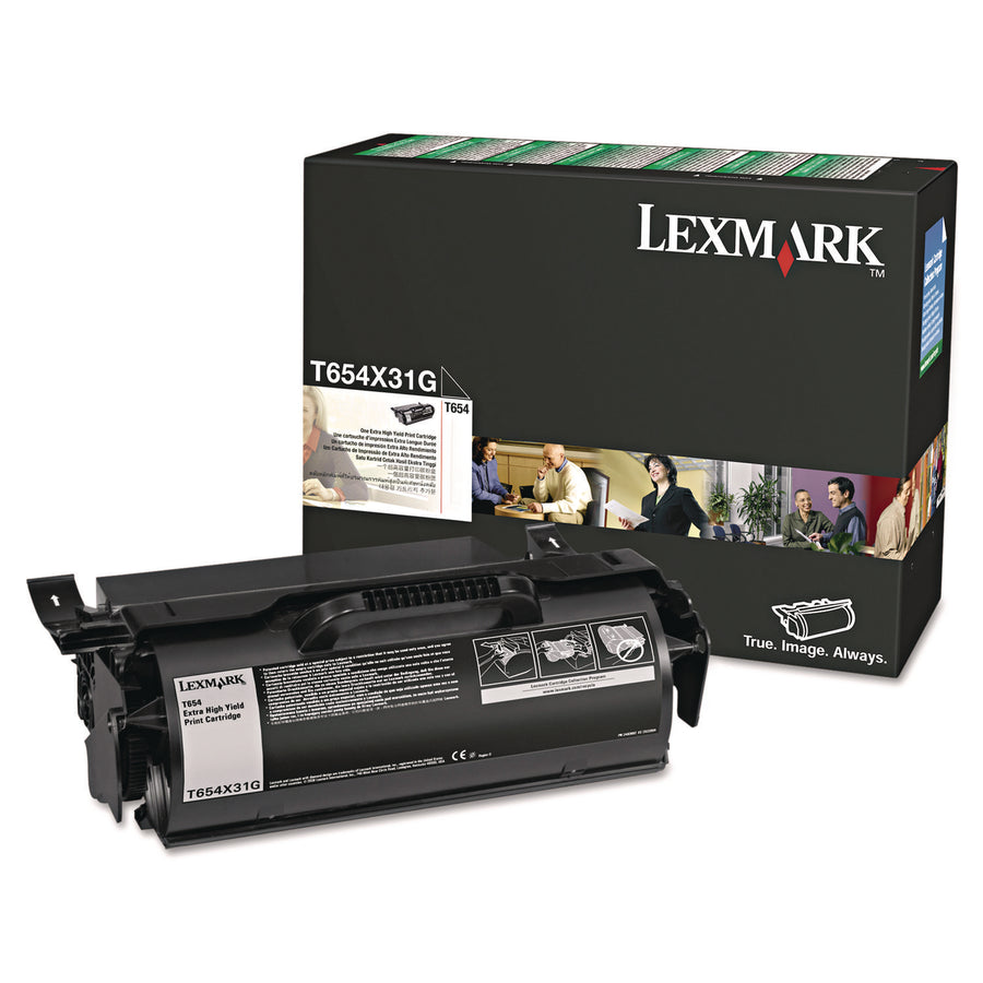 Lexmark T654X31G T654x31g Return Program Extra High-Yield Toner, 36,000 Page-Yield, Black