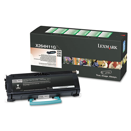 Lexmark X264H11G X264h11g Return Program High-Yield Toner, 9,000 Page-Yield, Black