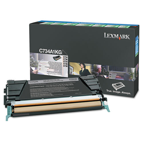 Lexmark X746H1KG X746h1kg Return Program High-Yield Toner, 12,000 Page-Yield, Black