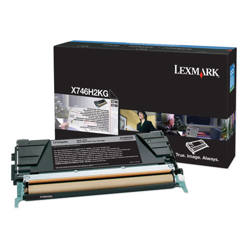 Lexmark X746H2KG X746h2kg High-Yield Toner, 12,000 Page-Yield, Black