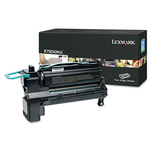 Lexmark X792X2KG X792x2kg Extra High-Yield Toner, 20,000 Page-Yield, Black