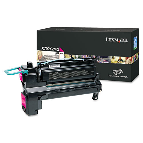 Lexmark X792X2MG X792x2mg Extra High-Yield Toner, 20,000 Page-Yield, Magenta