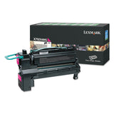 Lexmark X792X4MG X792x4mg Return Program Extra High-Yield Toner, 20,000 Page-Yield, Magenta