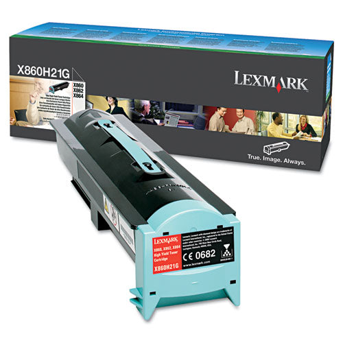 Lexmark X860H21G X860h21g High-Yield Toner, 35,000 Page Yield, Black