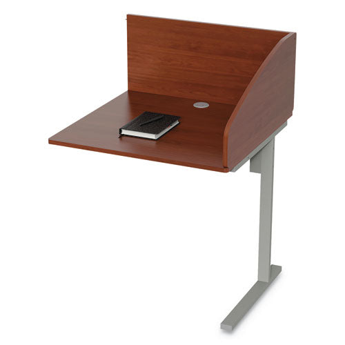 Linea Italia LITSC802CH Study Carrell Add On, 1-Leg, 31.25 X 23.25 X 45.25, Cherry