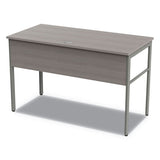 Linea Italia LITUR600ASH Urban Series Desk Workstation, 47.25" X 23.75" X 29.5", Ash