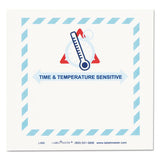 Labelmaster L450 Shipping And Handling Self-Adhesive Labels, Time And Temperature Sensitive, 5.5 X 5, Blue/gray/red/white, 500/roll