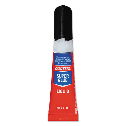 Loctite 1363131 Super Glue Liquid Tubes, 0.07 Oz, Dries Clear, 2/pack