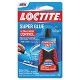Loctite 1647358 Ultra Liquid Control Super Glue, 0.14 Oz, Dries Clear