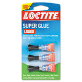 Loctite 1710908 Super Glue, 0.11 Oz, Dries Clear, 3/pack