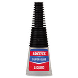 Loctite 230992 Longneck Bottle Super Glue, 0.18 Oz, Dries Clear