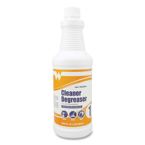 Maintex 161532WAL Cleaner Degreaser, 32 Oz Bottle, 4/carton