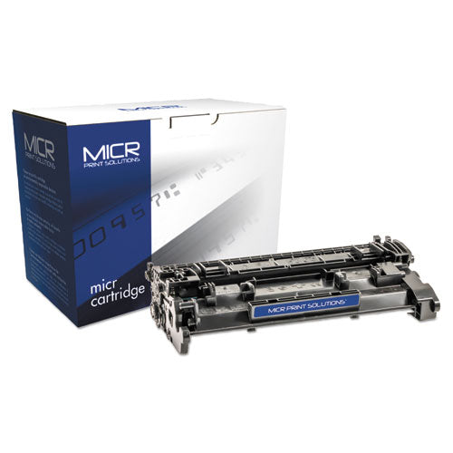 MICR Print Solutions MCR26AM Compatible Cf226a(m) (26am) Micr Toner, 3,100 Page-Yield, Black