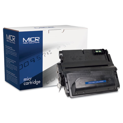 MICR Print Solutions MCR38AM Compatible Q1338A(M) (38AM) MICR Toner, 12,000 Page-Yield, Black, Ships in 1-3 Business Days