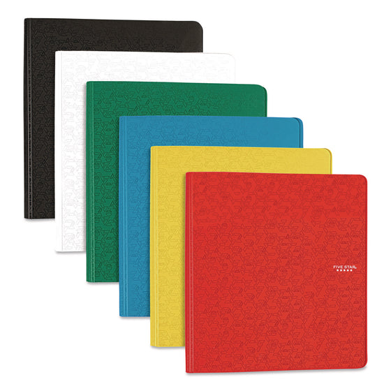 Five Star 261340 1" Plastic Binder, 3 Rings, 1" Capacity, 11 x 8.5, Randomly Assorted Color