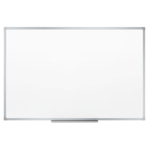 Mead 85358N Dry Erase Board with Aluminum Frame, 72 x 48, Melamine White Surface, Silver Aluminum Frame