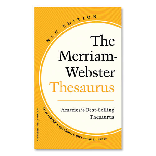 Merriam Webster 0983 Thesaurus, Paperback, 832 Pages
