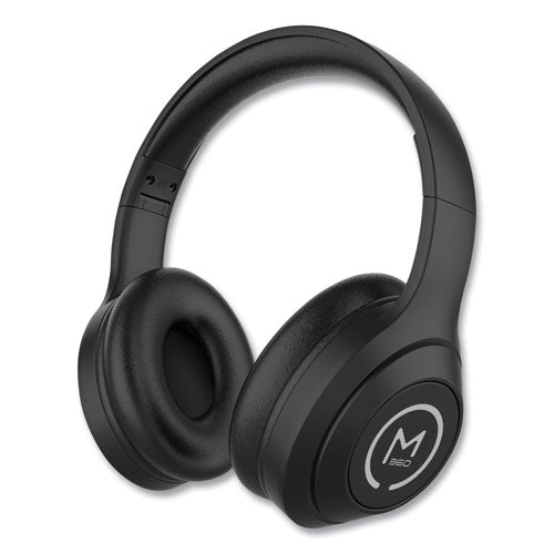 Morpheus 360 HP6500B Comfort+ Wireless Over-Ear Headphones with Microphone, Black