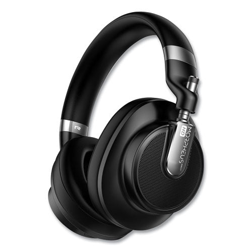 Morpheus 360 HP9750HD verve hd 360 hybrid anc wireless over-ear headphones, black/platinum