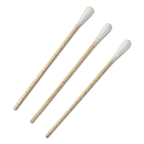 Medline MDS202050 Non-Sterile Cotton Tipped Applicators, Wood, 3", 1,000/Box
