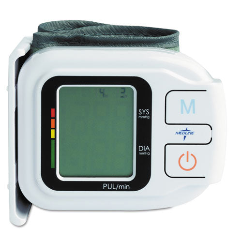 Medline MDS3003 Automatic Digital Wrist Blood Pressure Monitor, One Size Fits All