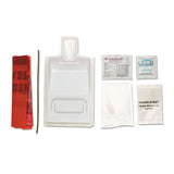 Medline MPH17CE210 Biohazard Fluid Clean-Up Kit, 10.3 x 1.6 x 10.5, 7 Pieces, Synthetic-Fabric Bag