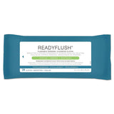 Medline MSC263810 ReadyFlush Biodegradable Flushable Wipes, 1-Ply, 8 x 12, White, 24/Pack