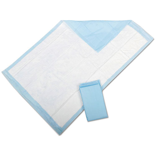 Medline MSC281232 Protection Plus Disposable Underpads, 23" X 36", Blue, 25/bag
