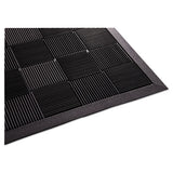 Guardian PARQUET3X5 Parquet Wiper Scraper Mat, 36 X 60, Black