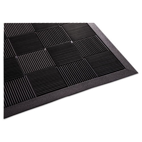 Guardian PARQUET3X5 Parquet Wiper Scraper Mat, 36 X 60, Black