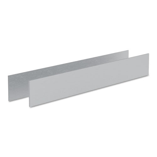 Safco MNCT120MPLSLV medina series conference table modesty panels, 82.5w x 0.63d x 11.8h, gray steel