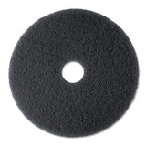 3M 7300 Low-Speed High Productivity Floor Pads 7300, 19" Diameter, Black, 5/carton