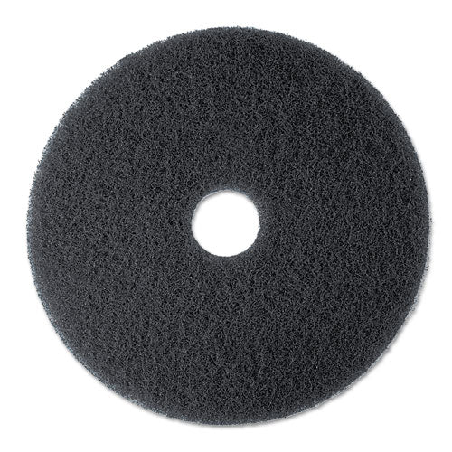 3M 7300 Low-Speed High Productivity Floor Pads 7300, 20" Diameter, Black, 5/carton